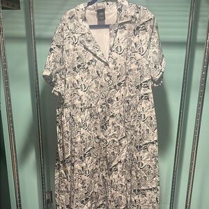 Black and White Comic Book Dress